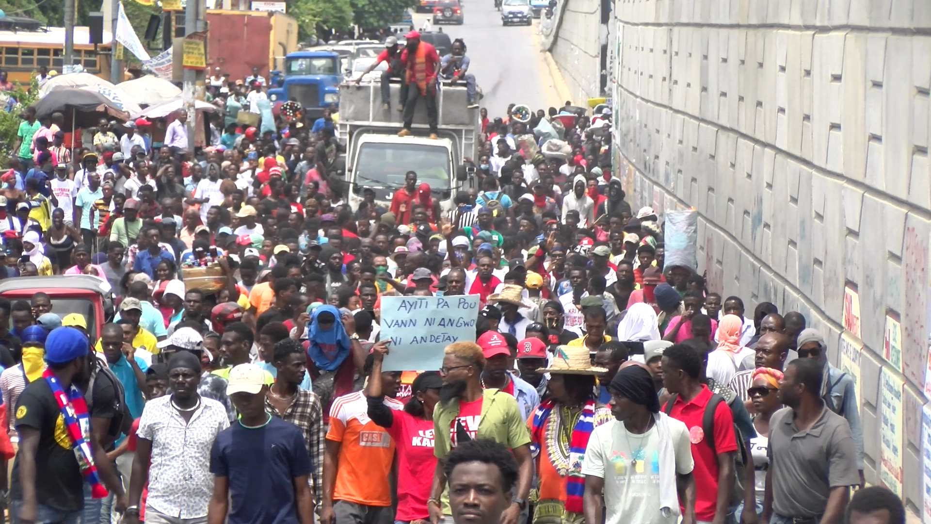 Une nouvelle  journée de protestation à Port-au-Prince